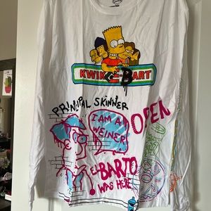 The Simpsons Long Sleeve Tee featuring Bart and Friends.